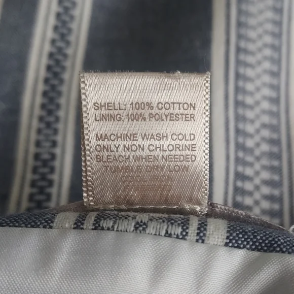 Loft, size 12 gray & cream, casual cotton skirt - Picture 8 of 8